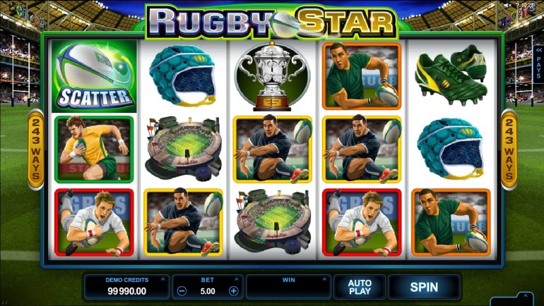 Rugby Star video slot